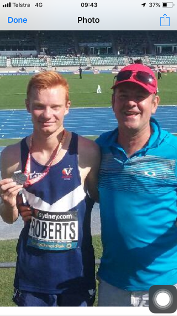 Aidan Roberts 2nd on 2000m Steeple Sydney 2019